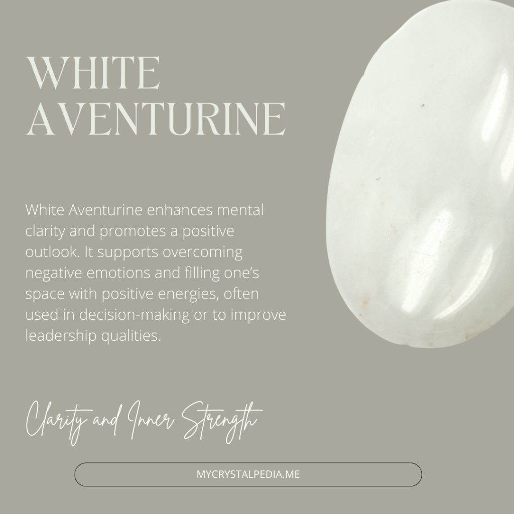 White Aventurine Meaning card properties