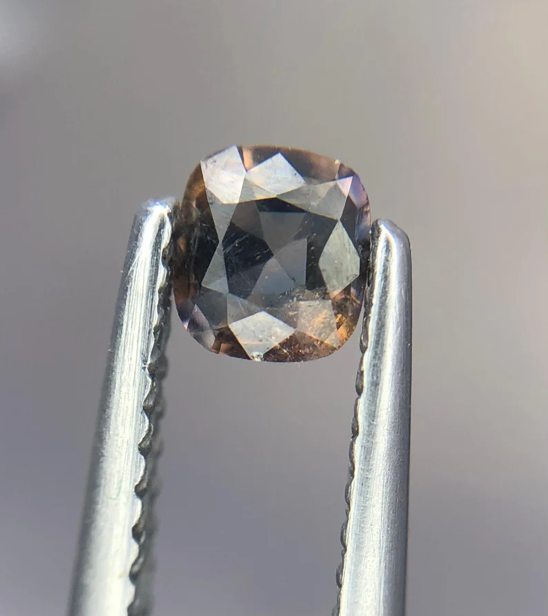 Rare blue Phantom Axinite top cut Gemstone from Pakistan