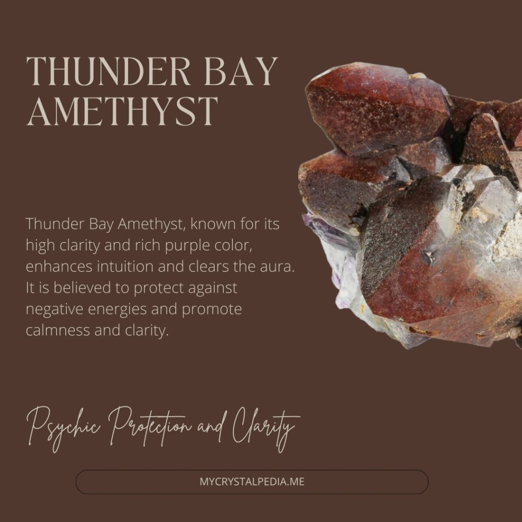 Thunder-Bay-Amethyst Meaning Card bt Healers Hub Co 